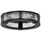 Nuvo Darrow, 13 Inch LED Flush Mount, Matte Black, Acrylic Panels 62/2002 - alternate 1